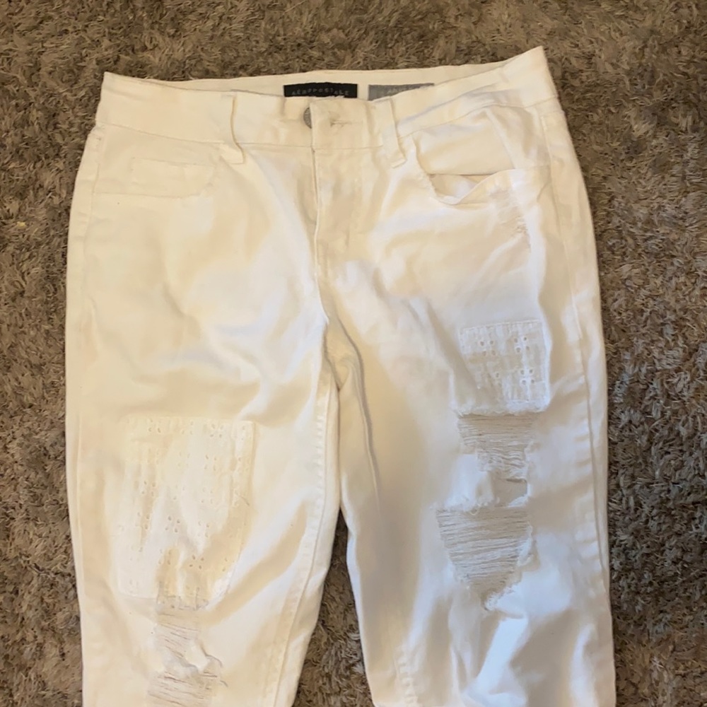 White jeans